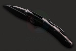 美国原装正品MICROTECH微技术Whale Shark High Polish	碳纤维柄S35VN钢战术折叠刀