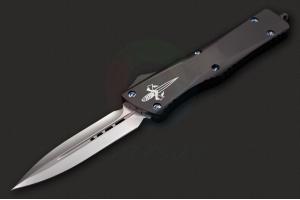 微技术Marfione Custom Combat Troodon Dagger High Polish签名双锋伤齿龙双动直跳