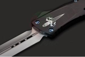 微技术Marfione Custom Combat Troodon Dagger High Polish签名双锋伤齿龙双动直跳