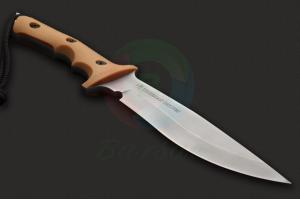 原装进口Treeman美国树人Combat knife 8' cd bone lexmre O1油钢水滴头大号战斗刀