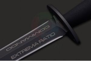 正品原装进口意大利Extrema Ratio极端武力COMMANDO BLACK英国突击队专用双刃匕首