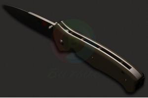 正品进口AL-MAR马国森SERE 2000经典系列Olive Drab S2KOD缎面抛光单手开刀随身折刀