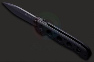 正品CRKT哥伦比亚河M21-02G Kit Carson设计珠光喷砂面黑色G-10柄小号矛式刀头战术折刀