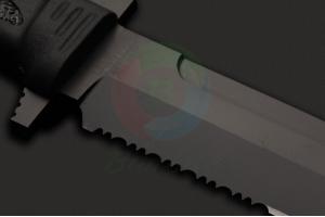 美国原装正品进口DARK OPS夜魔DOH101 CTV2不锈钢几何头氧化钛涂层大型战术直刀