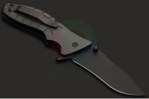 美国原装正品进口HTM MRKLSASDHN 航空级铝合金手雷柄黑色涂层平磨刃最佳定制战术刀