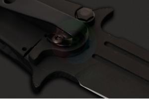 美国进口达雷尔·拉尔夫HTM MFDRMM55DLC 刺刀风格DLC涂层铝合金柄战术折叠刀