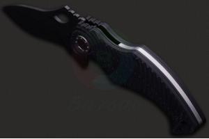原装正品进口美国Mantis螳螂MT-5 Kunitza黑色涂层154-CM不锈钢全刃S形重型战术折刀