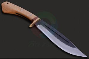 日本正品进口Kanetsune关兼常KB153 Oh Wazashi顶级青纸钢蛤刃博伊式大型狩猎刀