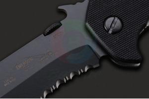 美国原装正品进口EMERSON爱默森EK2003 CQC-15改进型刀头平磨半齿刃军用折刀