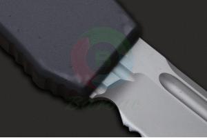美国MICROTECH微技术150-9 HALO V T/E Beadblast FS喷砂面几何头全齿刃战术直跳刀