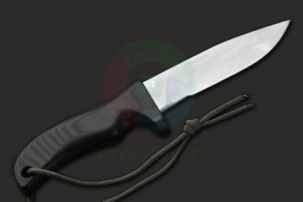 高端名刀品牌之正品美国顶级刀具Mad Dog疯狗Pygmy ATAK 496-01高碳工具钢战术突击刀