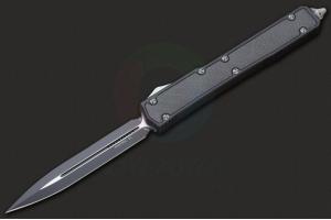 美国MICROTECH微技术106-1 Makora II Black Standard圣蚂蚁二代双锋双刃匕首全刃双动直跳