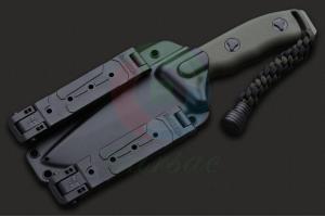 美国MICROTECH微技术102-2GR Currahee S/E Green Serrated科拉希半齿刃军用战术直刀