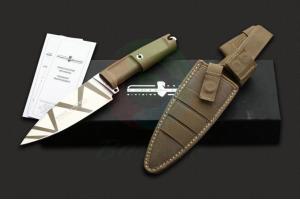 意大利原装正品进口Extrema Ratio极端武力惊魂记系列PSYCHO 15沙色虎斑纹战术高端厨刀