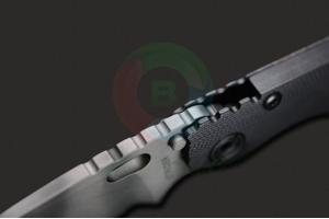 美国正品原装进口STRIDER挺进者SMF-S黑色G10钛合金双材质柄经典虎斑纹水滴头战术折刀