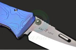 正品进口日本ROCKSTEAD花田洋F-SAIZ BL 才 ZDP189粉末钢3D处理钛合金柄高端礼品折叠刀