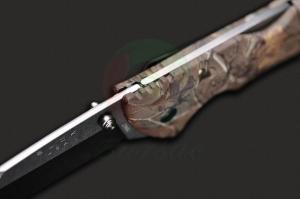美国BUCK巴克286CMS18-B Bantam BHW 丛林迷彩柄改良型水滴矛头刃野外随身狩猎折刀