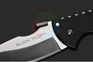 美国正品Cold Steel冷钢22BT Black Talon II 黑爪二代 缎面全刃折叠随身防卫战术鹰爪刀