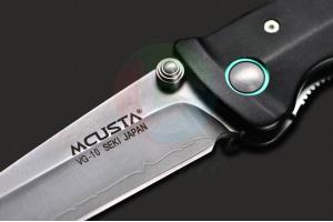 日本正品Mcusta传世家徽MC-0041C Katana武士刀系列三美夹钢Tanto式刀头礼品随身折叠刀
