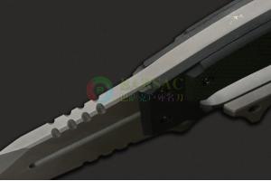 Nemoto 根本朋之 KLW-07SP ELSEN SCHLAG 埃尔森 D2工具钢一体式龙骨带LED灯护手刺刀