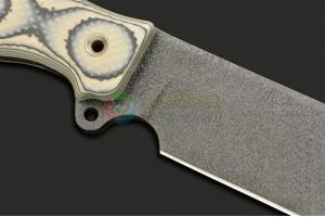 美国BUSSE巴斯战斗刀具公司 SHE 2 巴斯专利INFI钢黑色全刃高硬度户外战术直刀