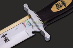 美国刀匠协会原主席吉尔·希本 敢死队金背大牙签 限量版格斗直刀