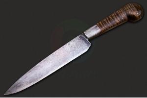 美国ABS刀匠协会JS级手工名匠瑞奇·唐纳德 荒漠教堂 印第安风情低碳钢战术直刀