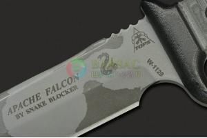 美国T.O.P.S托普斯 APACHE FALCON 眼镜蛇 1095高碳钢迷彩涂层刃军用战术直刀