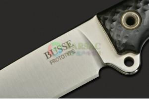 美国正品BUSSE 巴斯战斗刀公司 Boss Street Prototype 水滴头INFI钢缎面刃军用战术直刀