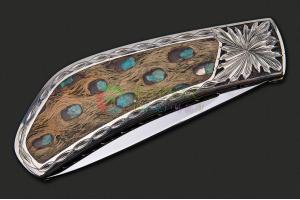 美国刀匠协会名匠布奇·比弗奢华名作精美随身便携式高端口袋折叠刀