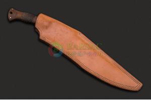 加拿大著名刀剑艺术家、美国刀匠协会双料会员斯图尔特·布兰森手工锻打烧刃尼泊尔狗腿刀