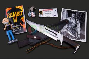 原美国刀匠协会主席吉尔·希本手工力作传奇再临-特别限量发售电影版兰博3战术博伊刀