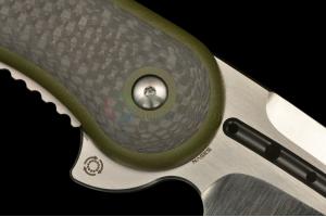 美国著名手工刀匠 Todd Begg Knives 托德·贝格 Glimpse 大号 S35VN钢缎面拉丝刃战术折刀